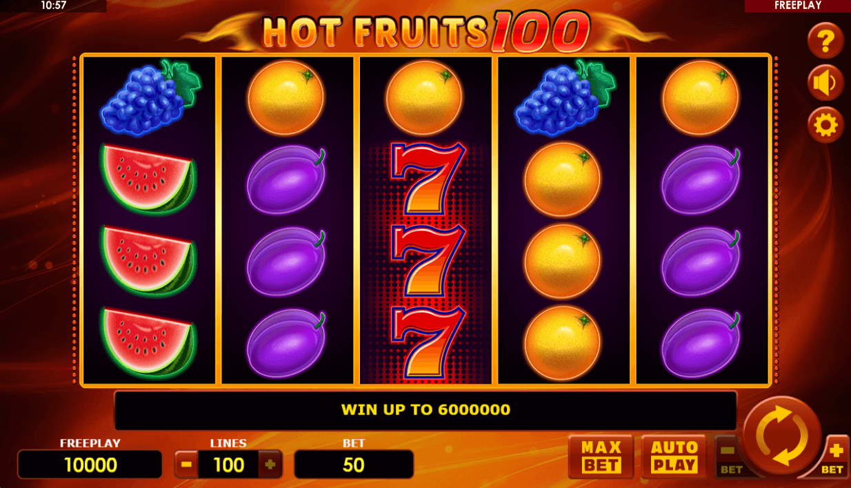 Hot Fruits 100